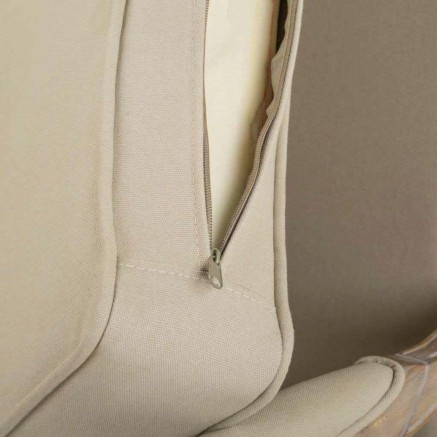 Leunstoel Alexandra House Living Grijs 72 x 92 x 64 cm Bekleding 2