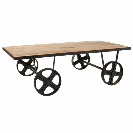 Table Basse Alexandra House Living Marron Noir Fer Bois de manguier 60