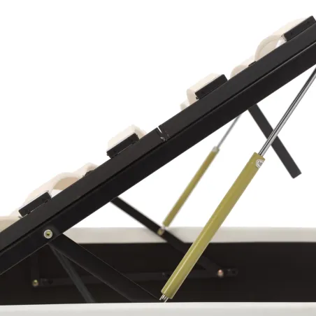 Cadre de lit avec rangement hydraulique 140x200 cm similicuir