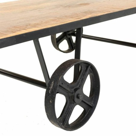 Table Basse Alexandra House Living Marron Noir Fer Bois de manguier 60