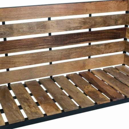 Banc Alexandra House Living Marron Noir Fer Bois de manguier 61 x 92 x