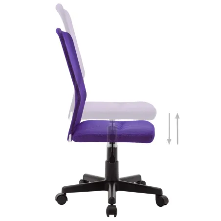 Chaise de bureau Violet 44x52x100 cm Tissu en maille