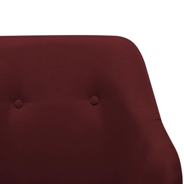 Chaise à bascule Rouge bordeaux Tissu