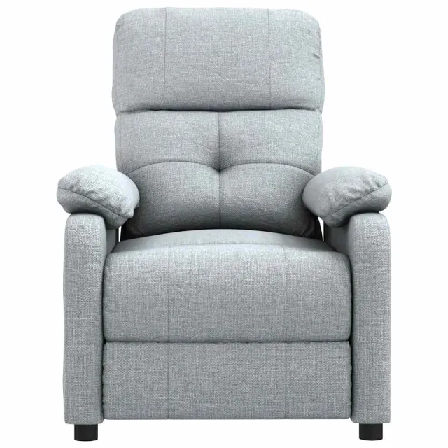 Fauteuil inclinable Gris clair Tissu