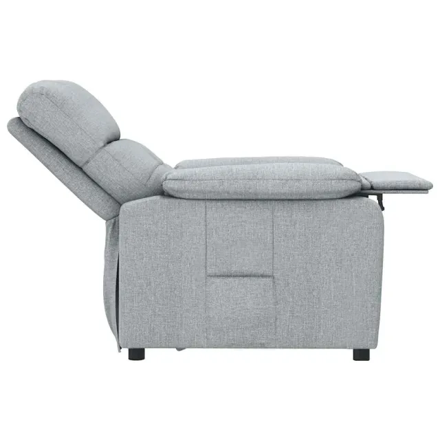Fauteuil inclinable Gris clair Tissu