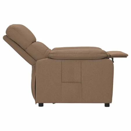 Fauteuil inclinable Marron Tissu