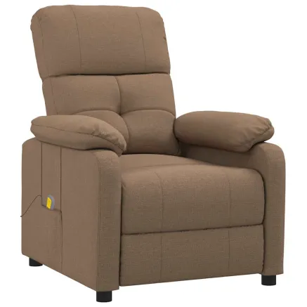 Fauteuil de massage Marron Tissu 2