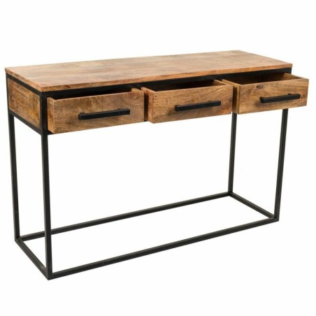 Hall Table with Drawers Alexandra House Living Brown Black 41 x 77 x 1