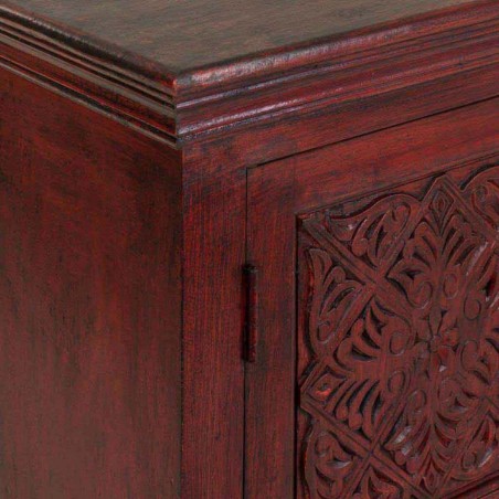Recibidor Alexandra House Living Rojo 40 x 90 x 90 cm