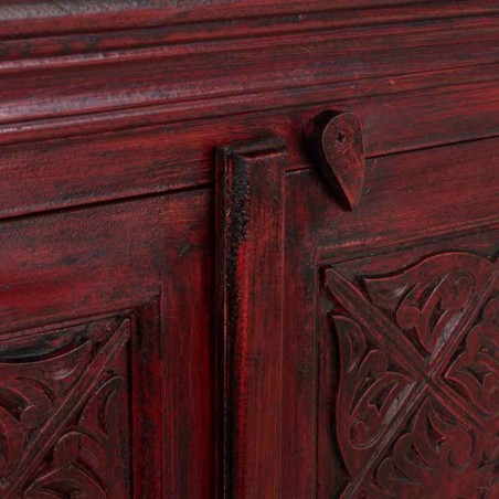 Recibidor Alexandra House Living Rojo 40 x 90 x 90 cm