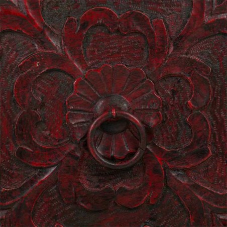 Nightstand Alexandra House Living Red 40 x 59 x 50 cm