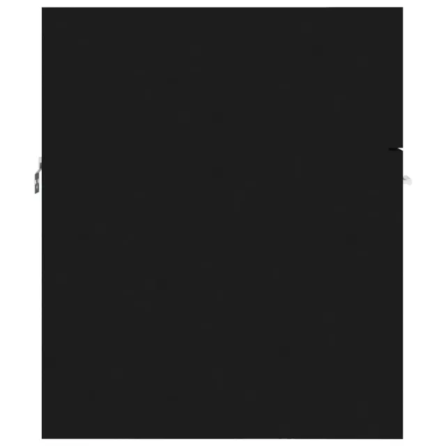 Ensemble de meubles de salle de bain Noir Aggloméré