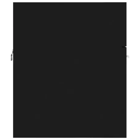 Ensemble de meubles de salle de bain Noir Aggloméré