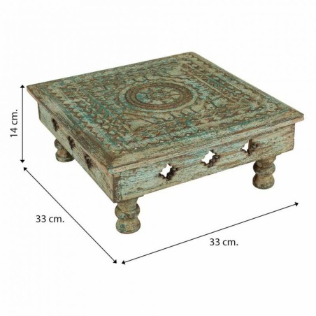 Mesa de Centro Alexandra House Living Azul 33 x 14 x 33 cm