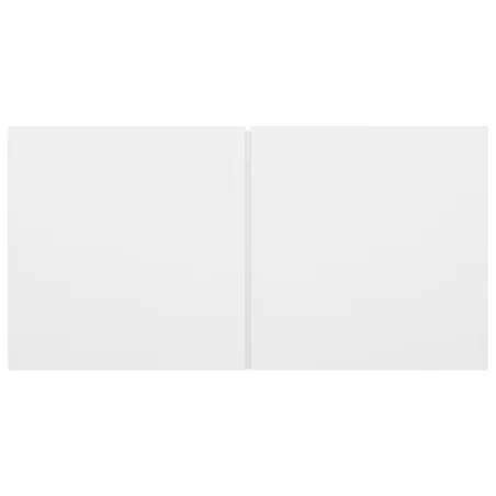 Ensemble de meubles TV 8 pcs Blanc Bois d'ingénierie