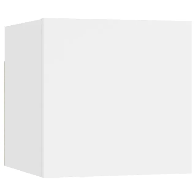 Ensemble de meubles TV 10 pcs Blanc Bois d'ingénierie