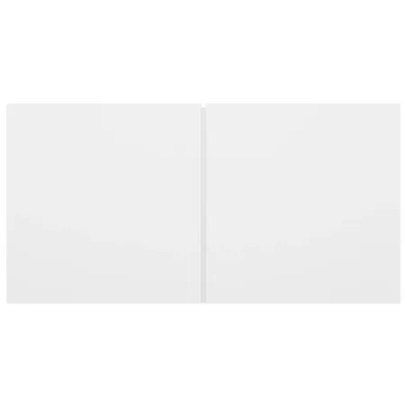 Ensemble de meubles TV 6 pcs Blanc Bois d'ingénierie