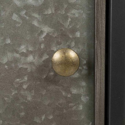 Comodino Alexandra House Living Marrone Grigio 23 x 56 x 37 cm 2