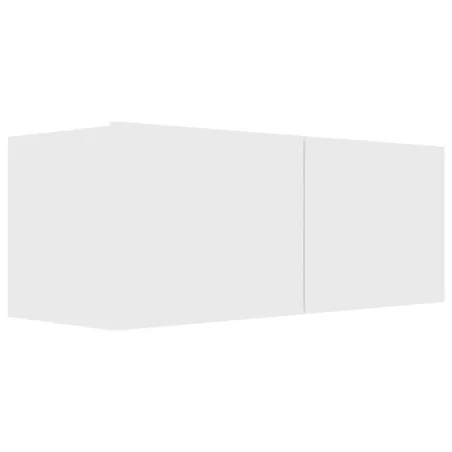 Ensemble de meubles TV 8 pcs Blanc Bois d'ingénierie