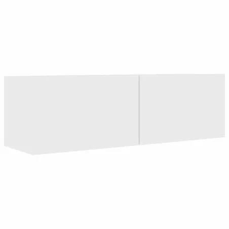 Ensemble de meubles TV 8 pcs Blanc Bois d'ingénierie