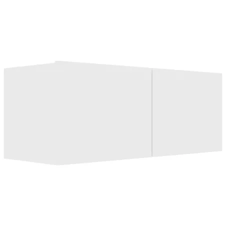 Ensemble de meubles TV 5 pcs Blanc Bois d'ingénierie