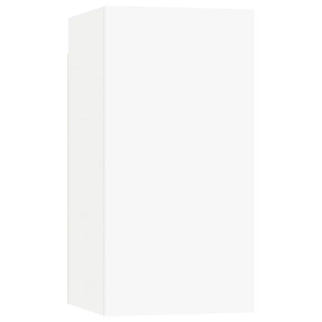 Ensemble de meubles TV 5 pcs Blanc Bois d'ingénierie
