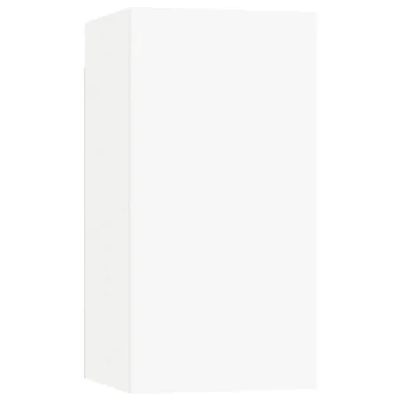 Ensemble de meubles TV 5 pcs Blanc Bois d'ingénierie