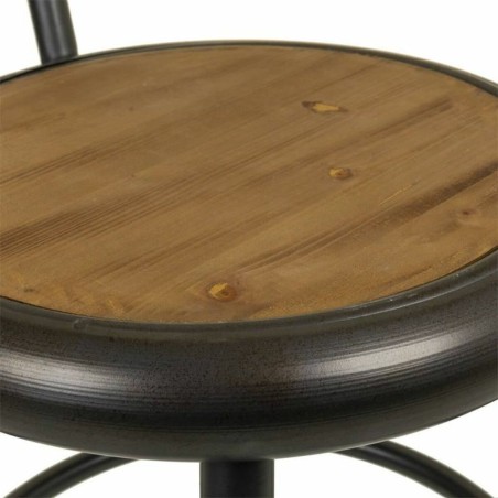 Taburete Alexandra House Living Marrón Gris Madera Metal 54 x 92 x 42