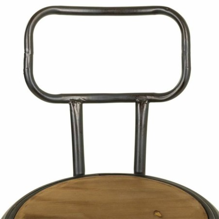 Taburete Alexandra House Living Marrón Gris Madera Metal 54 x 92 x 42