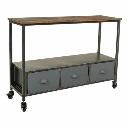 Eingangsbereich Alexandra House Living Braun Grau 32 x 72 x 100 cm