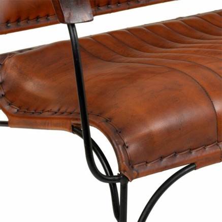 Divano Alexandra House Living Marrone 76 x 71 x 127 cm 2