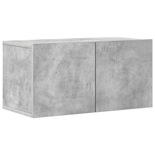 Ensemble de meuble TV 6 pcs Gris béton Bois d'ingénierie