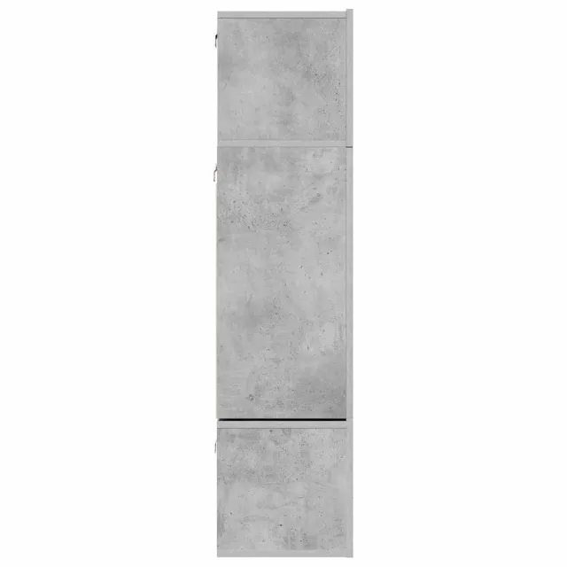 Ensemble de meuble TV 6 pcs Gris béton Bois d'ingénierie