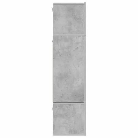 Ensemble de meuble TV 6 pcs Gris béton Bois d'ingénierie