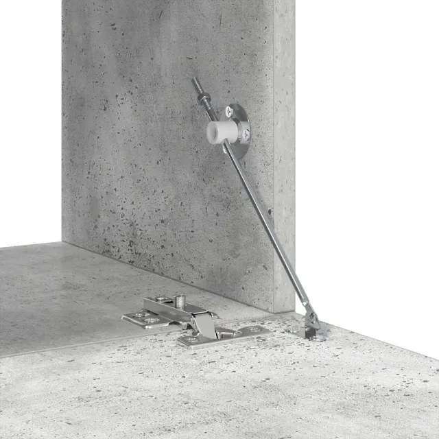 Ensemble de meubles TV 10 pcs Gris béton Bois d'ingénierie