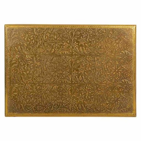 Hoofdtafel Alexandra House Living Bruin Gouden Mangohout 33 x 45 x 48