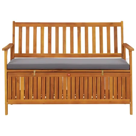 Banc de rangement de jardin 120 cm Bois d'acacia solide