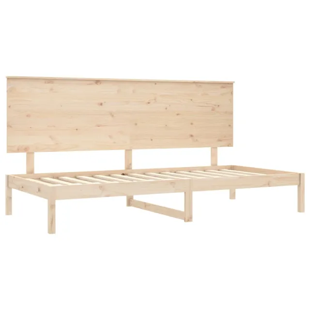 Lit de jour sans matelas 80x200 cm bois de pin massif