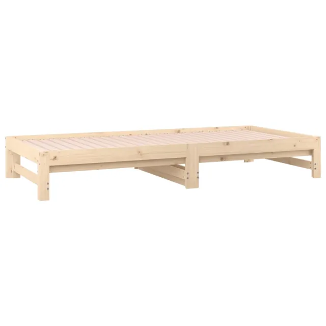 Lit coulissant sans matelas 2x(90x190) cm