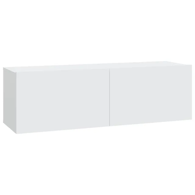 Ensemble de meubles TV 8 pcs Blanc Bois d'ingénierie