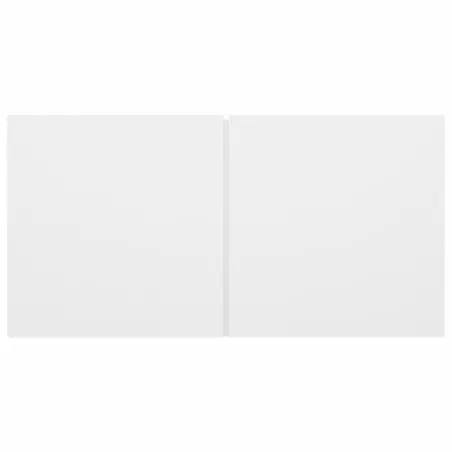 Ensemble de meubles TV 5 pcs Blanc Bois d'ingénierie