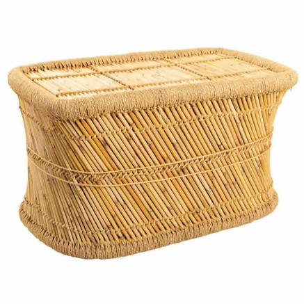 Bijzettafel Alexandra House Living Natuurlijk Bamboe Touw 48 x 45 x 79