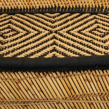 Sofá Alexandra House Living Negro Natural 46 x 90 x 103 cm 2