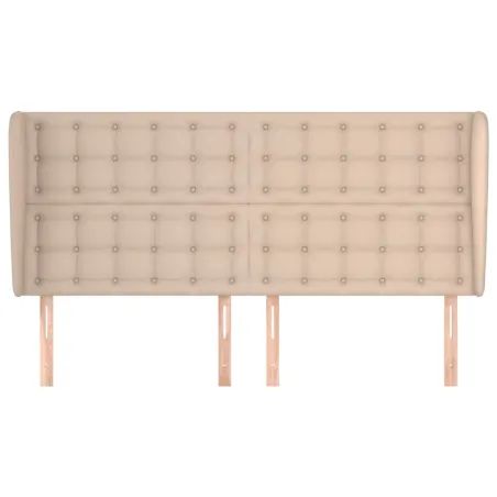 Tête de lit avec oreilles Cappuccino 163x23x118/128 cm