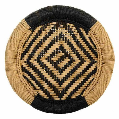 Juego de taburetes Alexandra House Living Negro Natural Bambú Cuerda