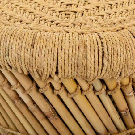 Set van krukken Alexandra House Living Natuurlijk Bamboe Touw 38 x 38 2