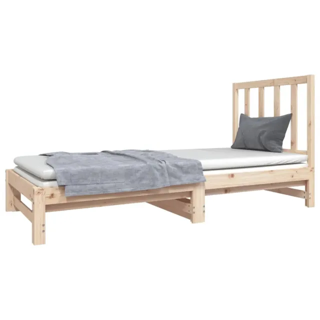 Lit coulissant sans matelas 2x(90x190) cm