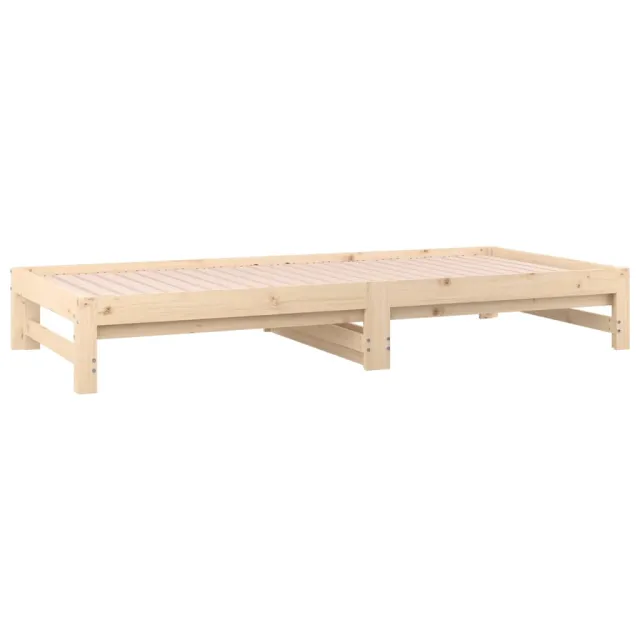 Lit coulissant sans matelas 2x(90x190) cm