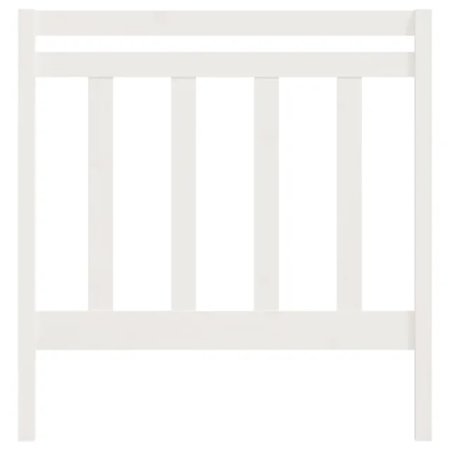 Lit coulissant sans matelas blanc 2x(90x190) cm