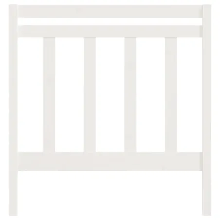 Lit coulissant sans matelas blanc 2x(90x190) cm